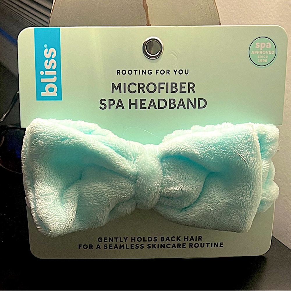 Bliss Microfiber Headband in Light Blue
